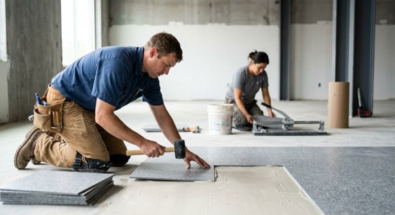 Our team working on Concrete Installation projects in Covington, GA