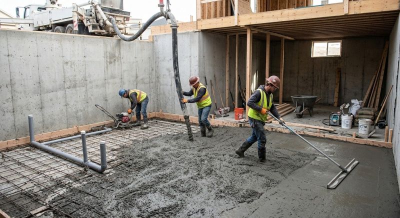 Basement Concrete Installation in Grayson, GA