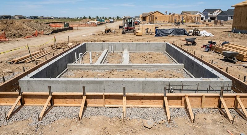 Cement Foundation Installation in Covington, GA
