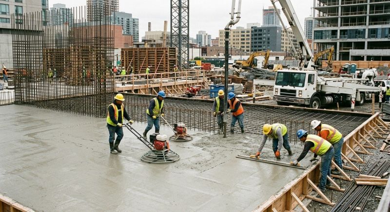 Commercial Slab Construction in Covington, GA