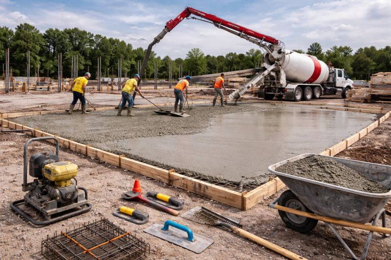 Commercial Slab Construction in Locust Grove, GA