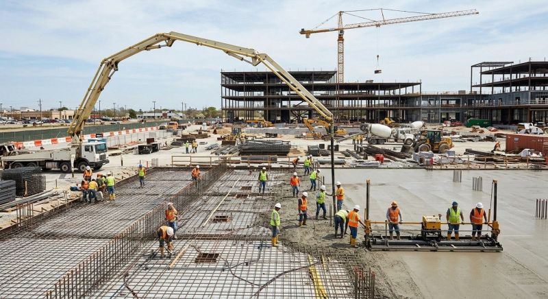 Commercial Slab Construction in Stockbridge, GA