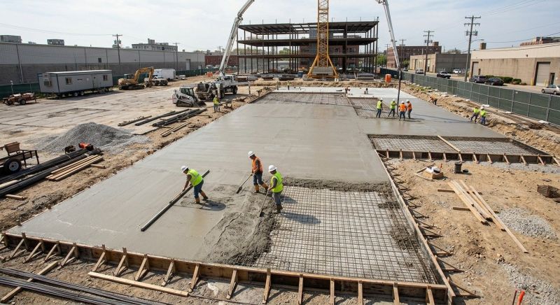 Commercial Slab Construction in Walton County, GA
