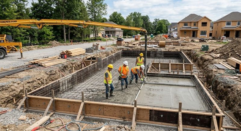 Foundation Pouring in Covington, GA