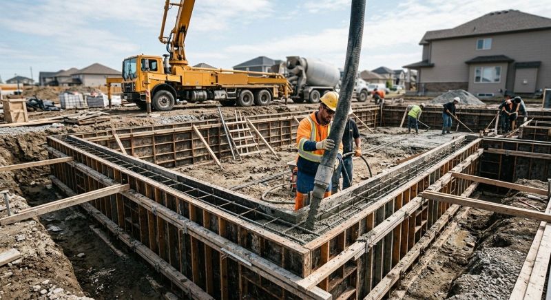 Foundation Wall Pouring in Bethlehem, GA