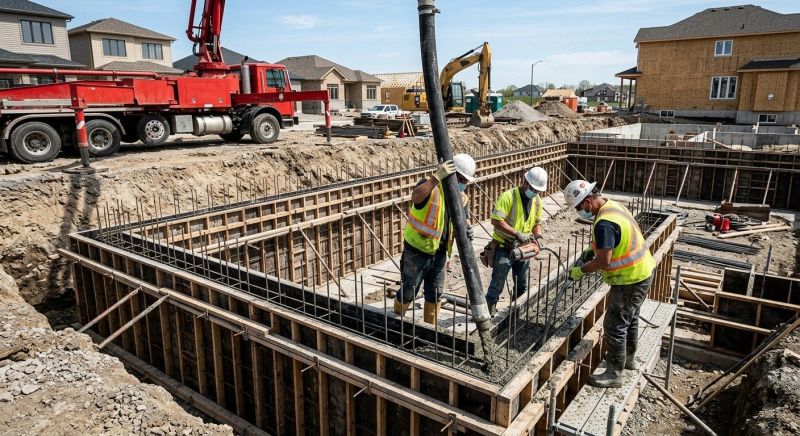 Foundation Wall Pouring in Bethlehem, GA