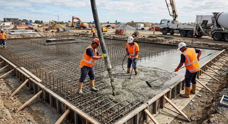 Foundation Wall Pouring in Mansfield, GA