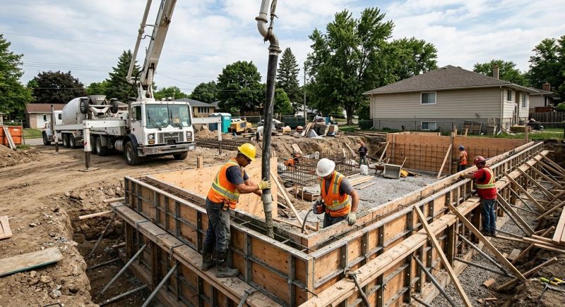 Foundation Wall Pouring in Monticello, GA