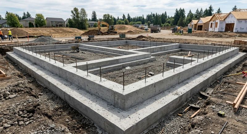 House Footing Construction in Covington, GA